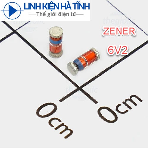 Đi ốt zener 6V2 diode 6,2V dán